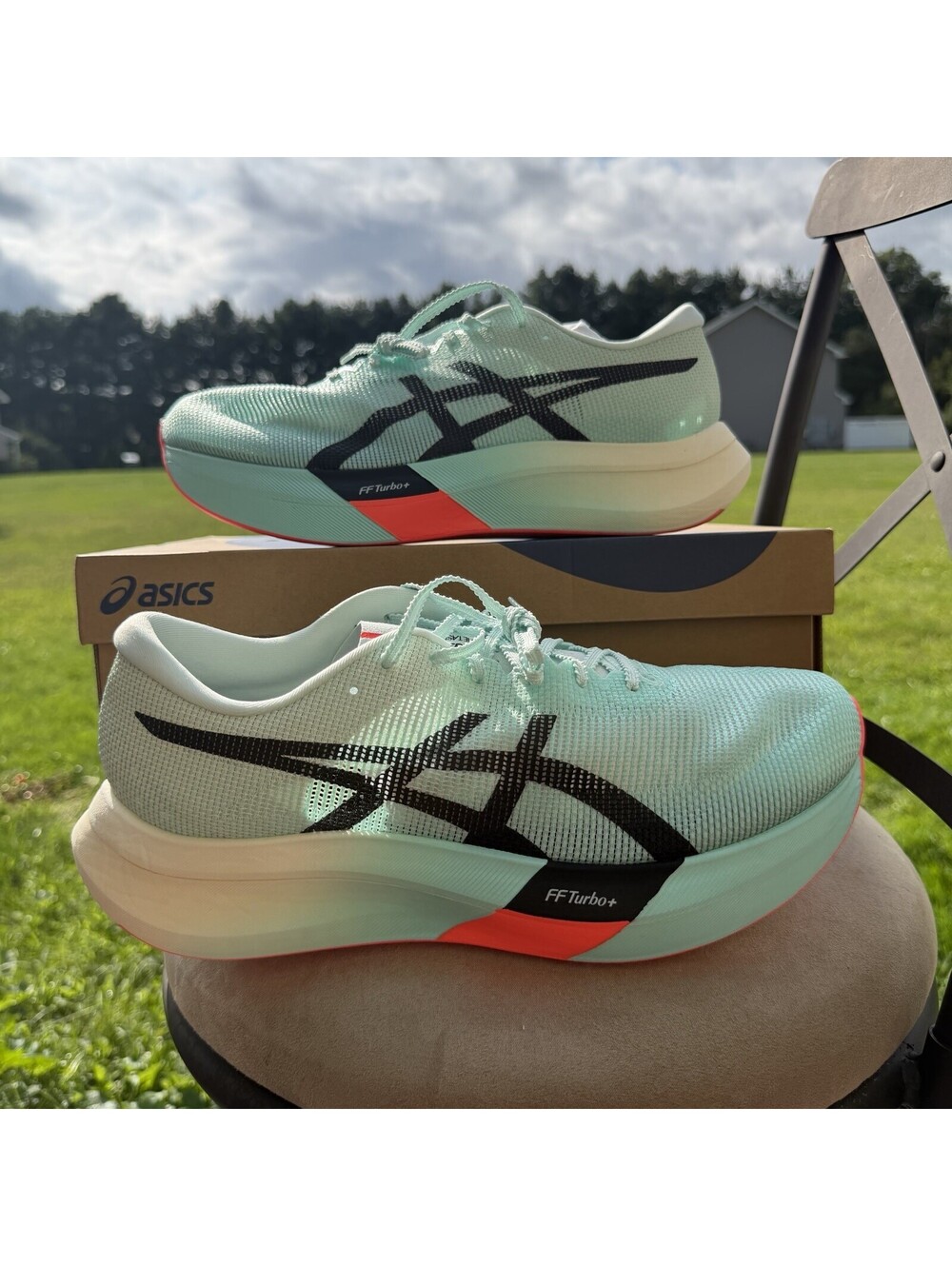 Asics Metaspeed Edge Paris Illuminate Mint/Black 1013A124-400 Size 11.5 Men